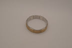 Aimanté two-tone magnetic expansion bracelet