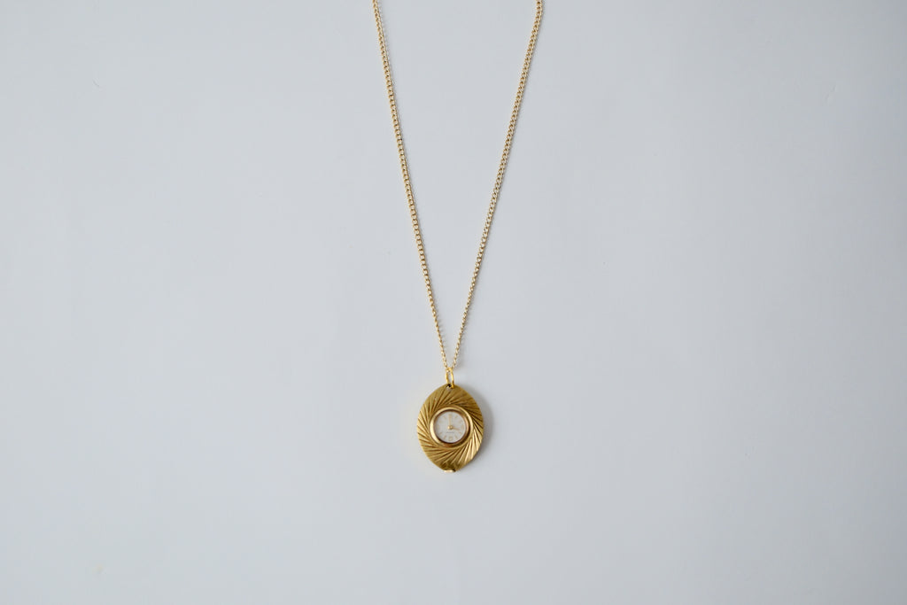 Vintage Caravelle Watch Necklace
