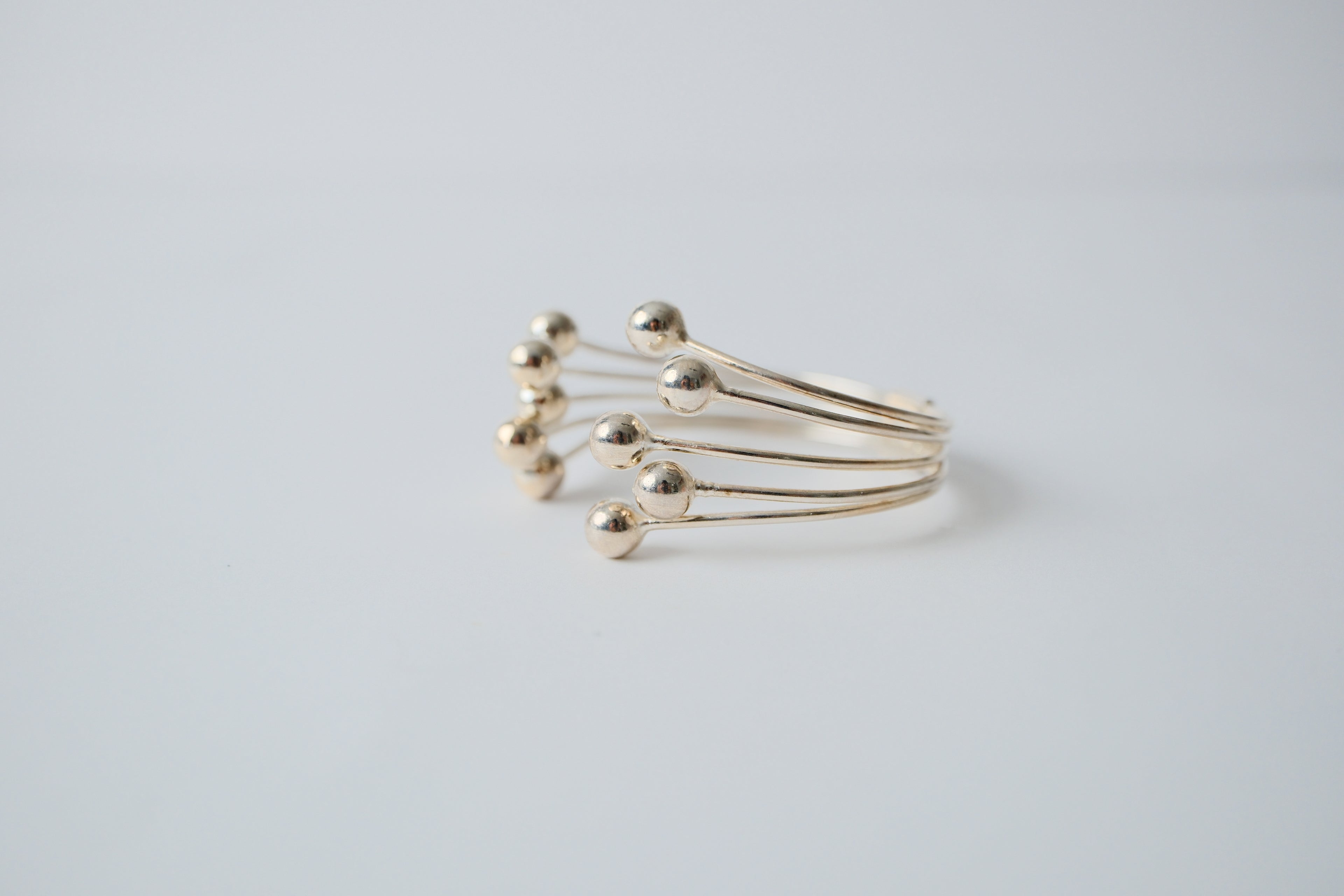 Vintage Sterling Silver Sputnik Bracelet