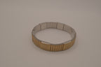 Aimanté two-tone magnetic expansion bracelet