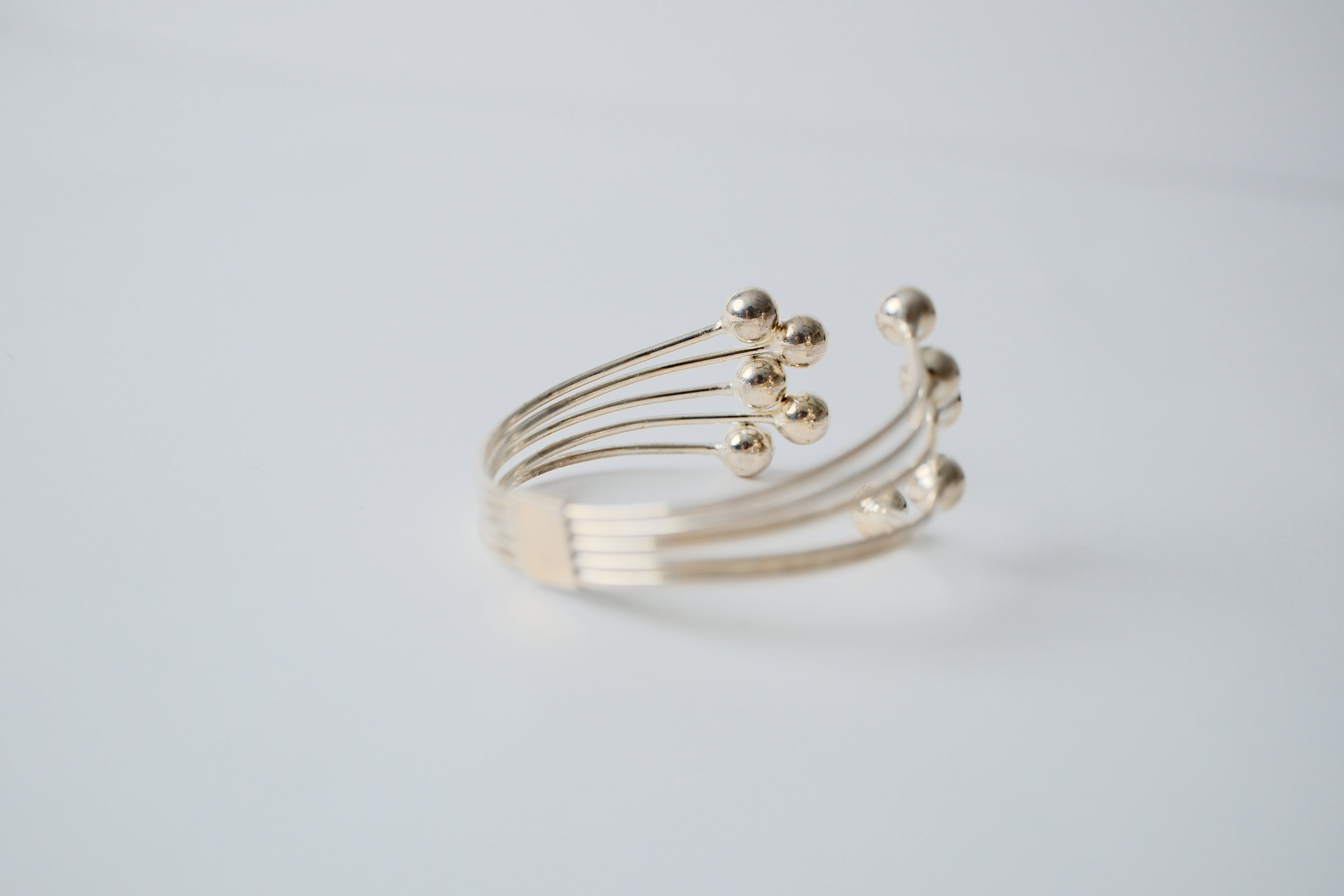 Vintage Sterling Silver Sputnik Bracelet