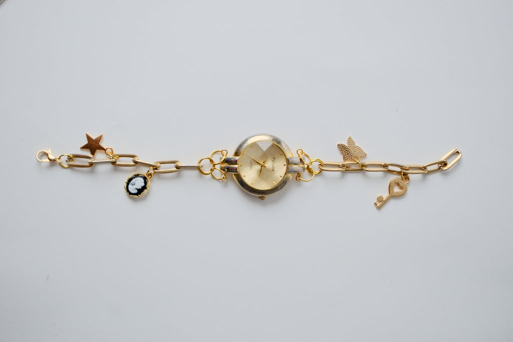 Reworked Futura Charm Watch Bracelet