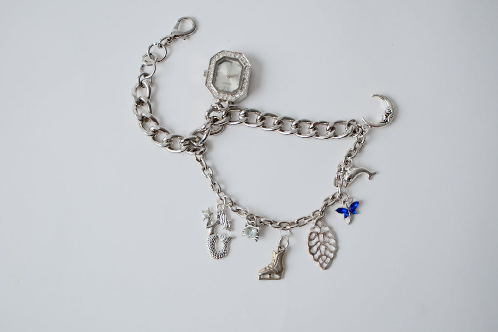 Vintage Charm Bracelet Watch