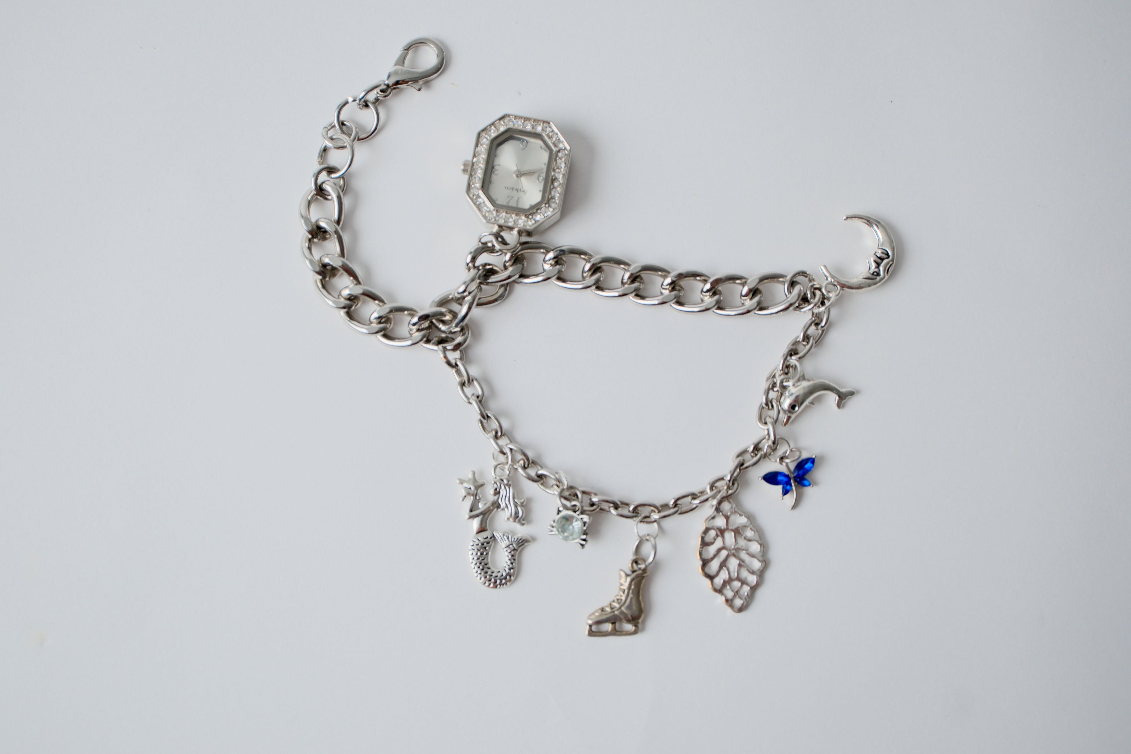 Vintage Charm Bracelet Watch