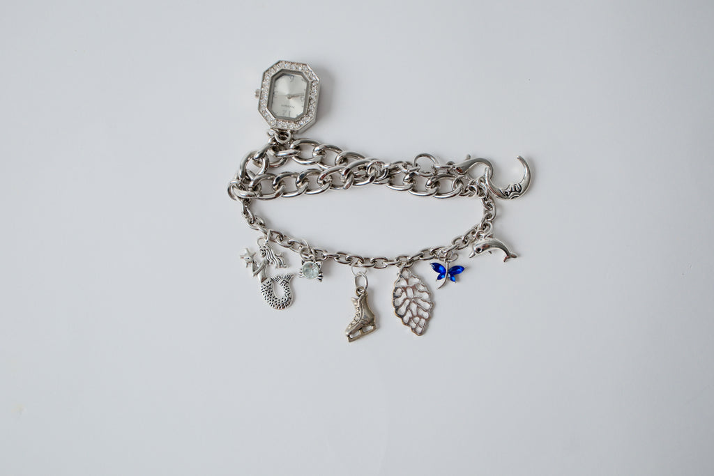 Vintage Charm Bracelet Watch