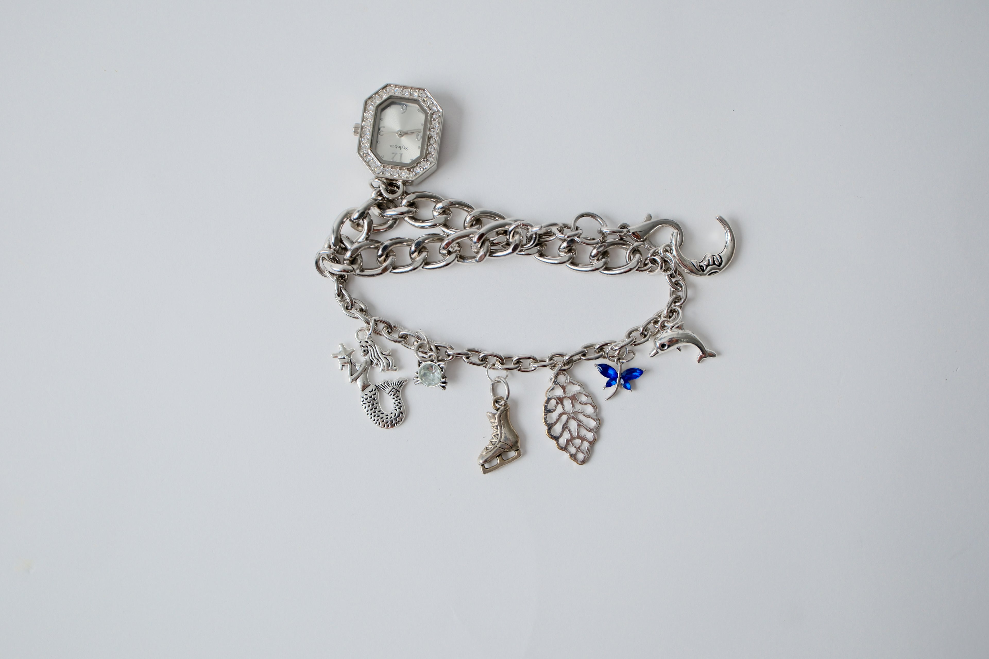 Vintage Charm Bracelet Watch