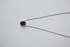 Vintage Blue Dainty Sterling Silver Necklace