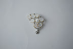 Vintage Mother of Pearl Floral brooch