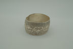 Vintage tribal silver-toned cuff bracelet