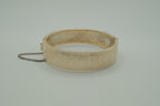 Vintage hinged bangle bracelet