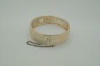 Vintage hinged bangle bracelet