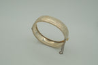 Vintage hinged bangle bracelet