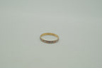 Vintage cloisonné enamel band ring