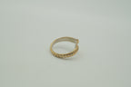 Gold tone snake ring
