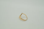 Vintage gold dolphin bypass ring