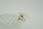 Vintage gold dolphin bypass ring
