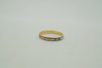Vintage Blue cloisonné enamel band ring