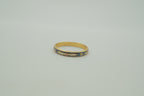 Vintage Blue cloisonné enamel band ring