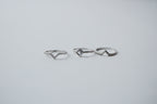 Diamond Cut Stacked Sterling Silver Rings