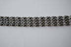 Mesh-style bracelet with turquoise-like accents&nbsp;