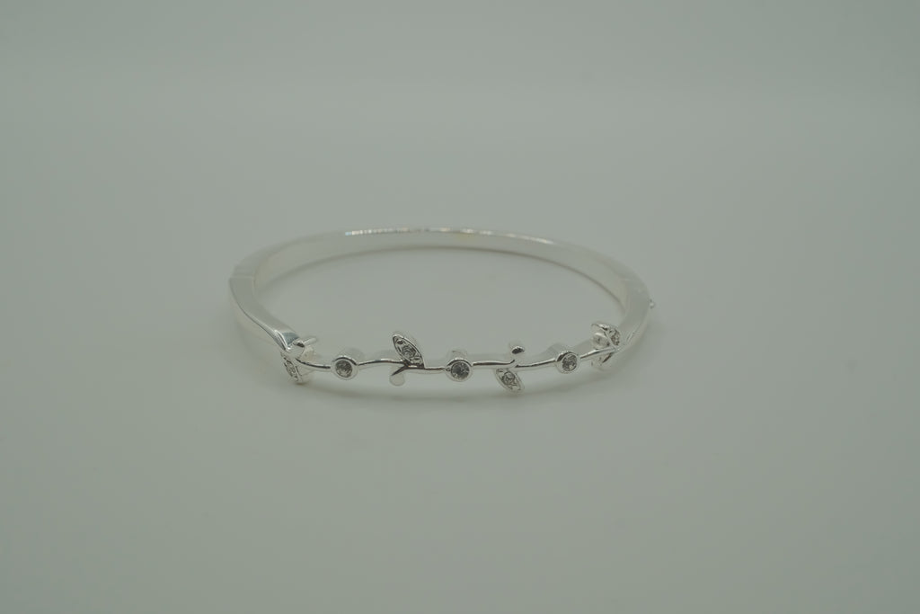Vine and leaf bangle bracelet&nbsp;