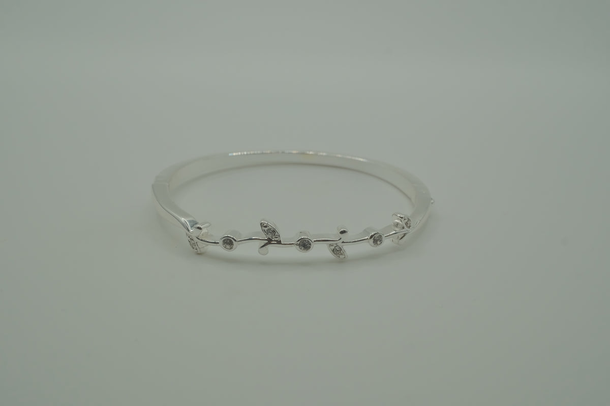Vine and leaf bangle bracelet&nbsp;