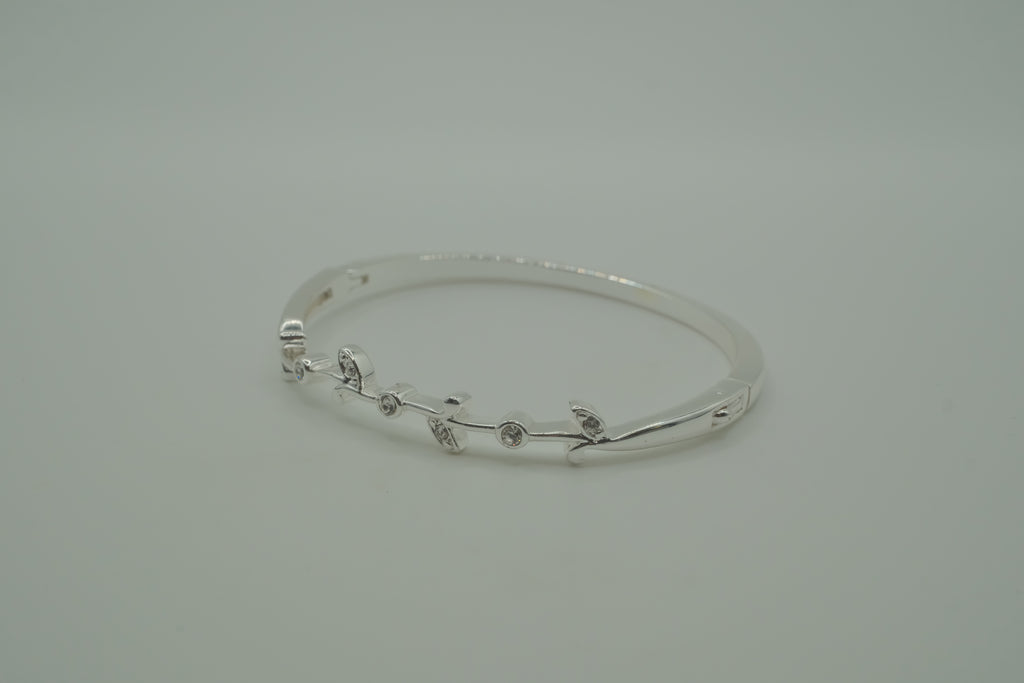 Vine and leaf bangle bracelet&nbsp;