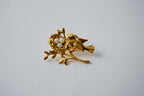 Vintage Avon Bird and Nest Brooch Pin