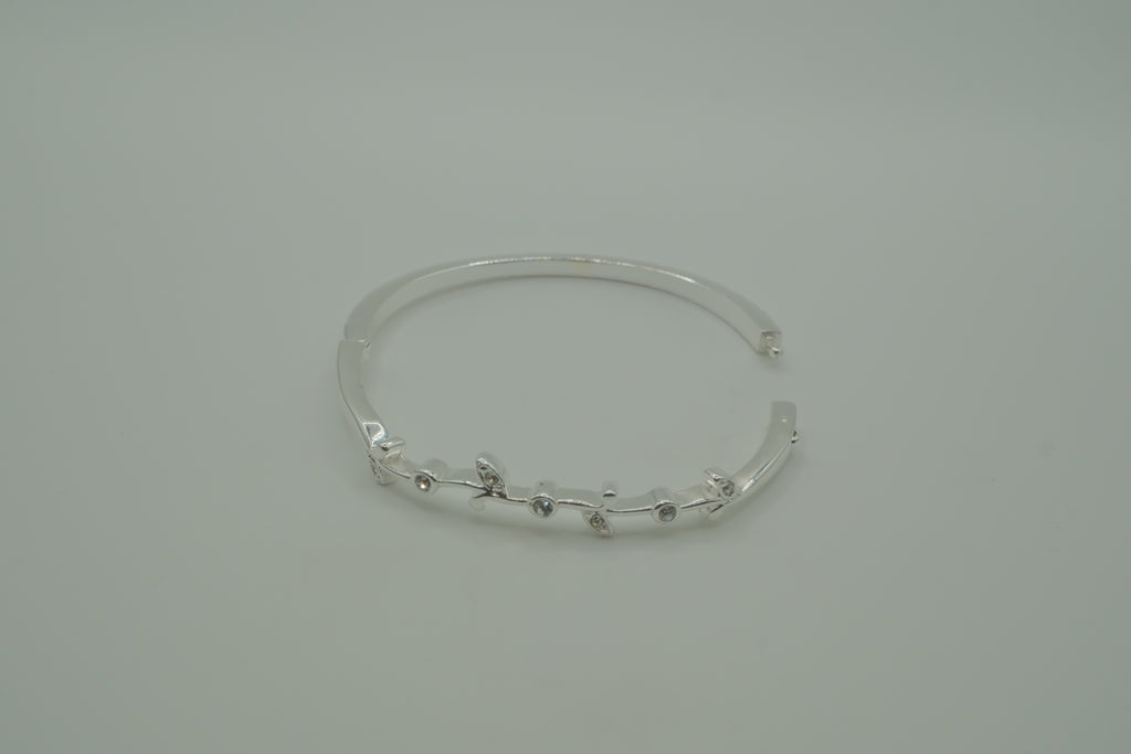 Vine and leaf bangle bracelet&nbsp;