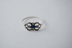 Blue Cloud design with faux turquoise and silvertone bangle