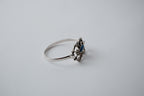 Blue Cloud design with faux turquoise and silvertone bangle