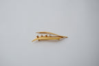 Vintage gold-toned leaf brooch