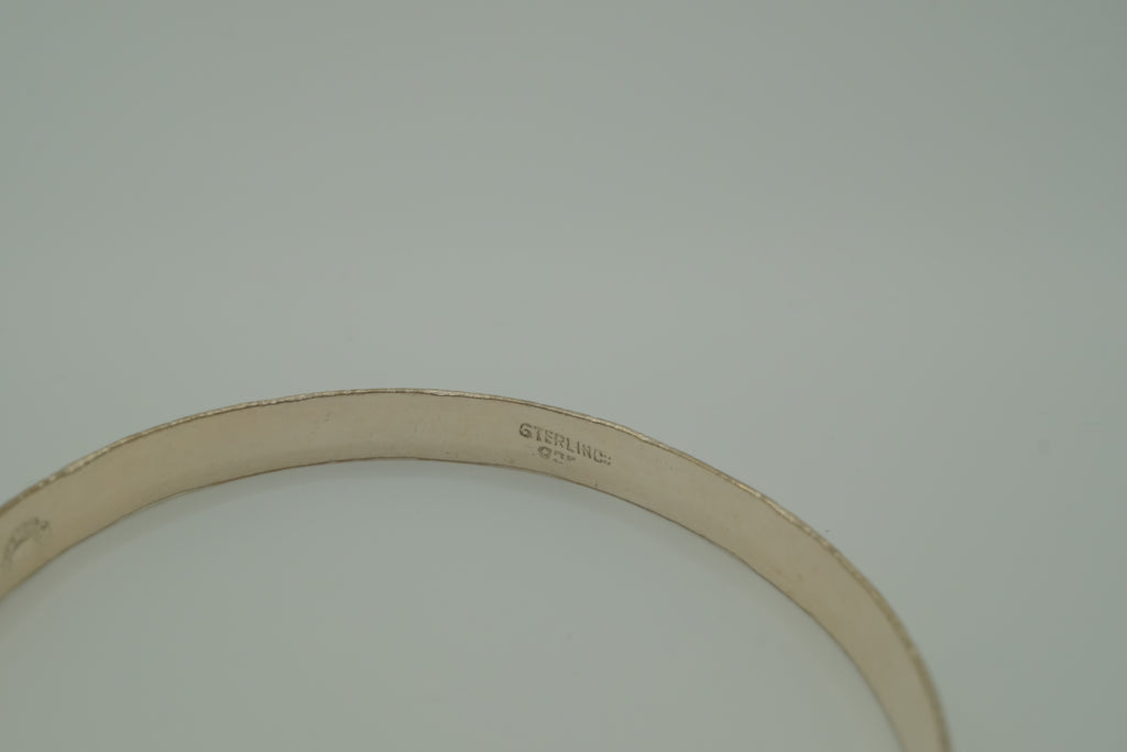 Vintage sterling silver bangle bracelet