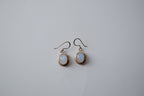 Rainbow Moonstone Sterling Silver Earrings