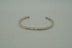Minimalist open cuff bracelet