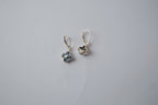 Blue Topaz Flowers Sterling Silver Earrings