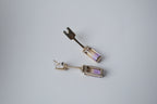 Ametrine sterling silver stud earrings