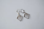 Art deco fan Sterling Silver earrings