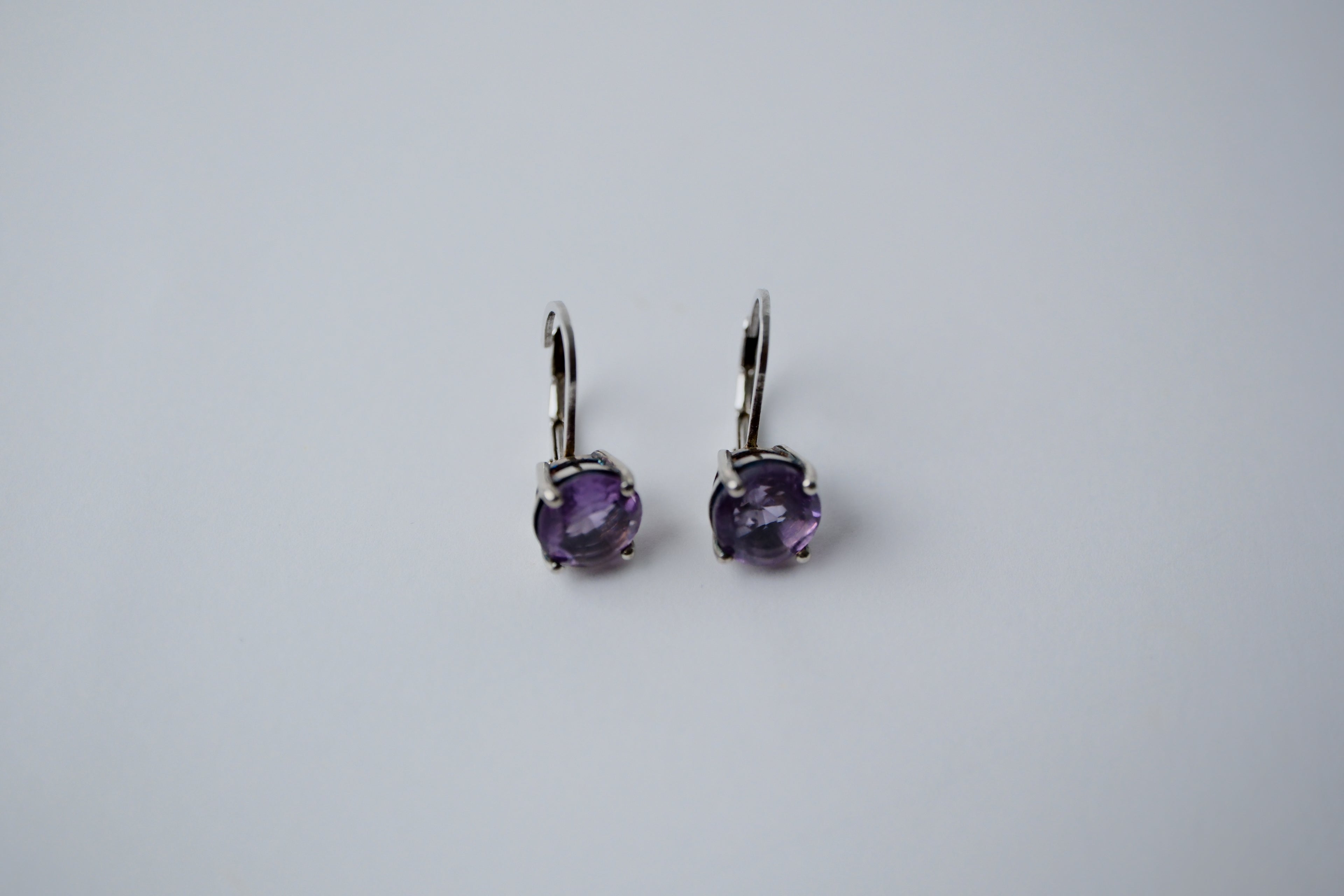 Sterling silver Amethyst earrings