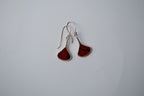 Sterling Silver Cherry Amber Drop Earrings