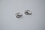Sterling silver Halo Cubic Zirconia earrings