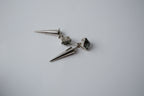 Sterling Silver Earrings with Conical/Spike dangle