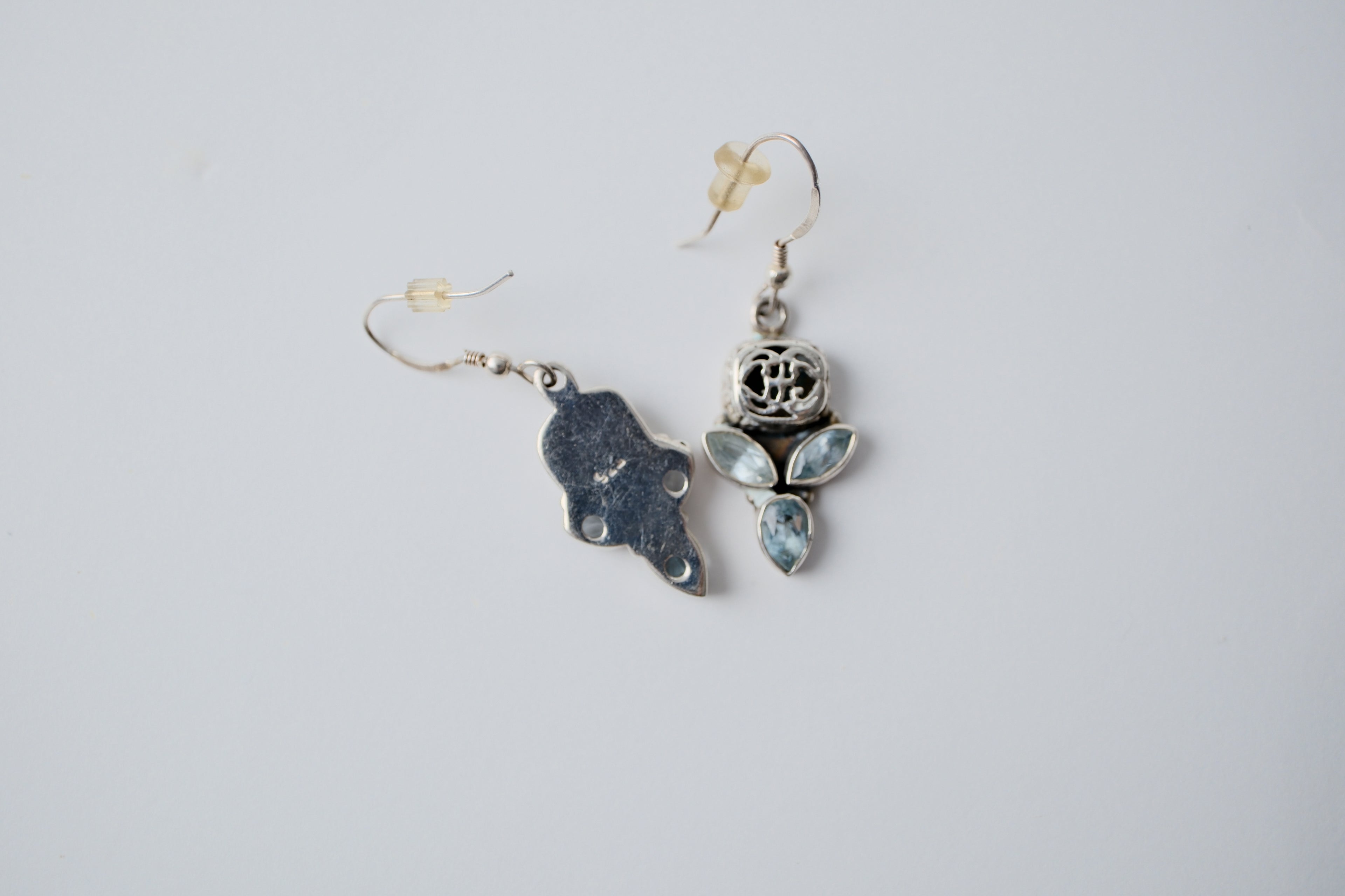 Sterling Silver Blue Topaz earrings