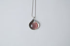 Sterling silver Rose quartz necklace