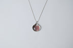 Sterling silver Rose quartz necklace