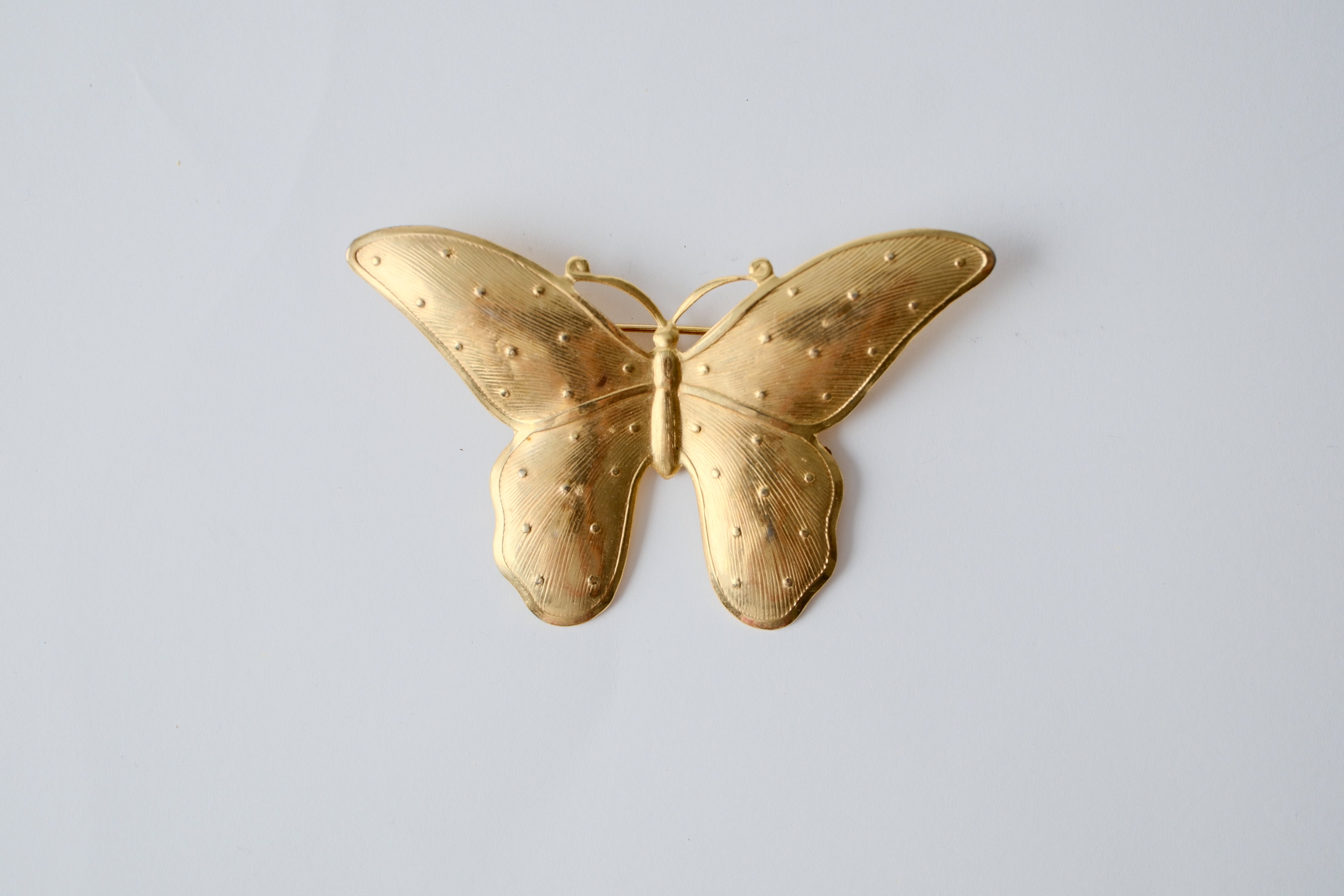 Vintage Gold-toned butterfly brooch&nbsp;
