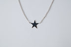 Vintage Avon Silver-Tone Star Pendant Necklace