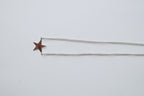 Vintage Avon Silver-Tone Star Pendant Necklace