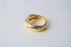 Vintage Gold braided cuff bracelets