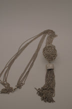 Tapestry Tassel Pendant Necklace